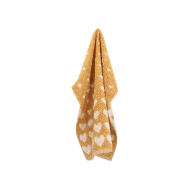 Handdoek - Hearts - Geel